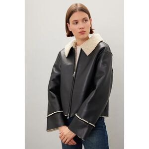 Modern Citizen Shearling Collared Bonnie Jacket